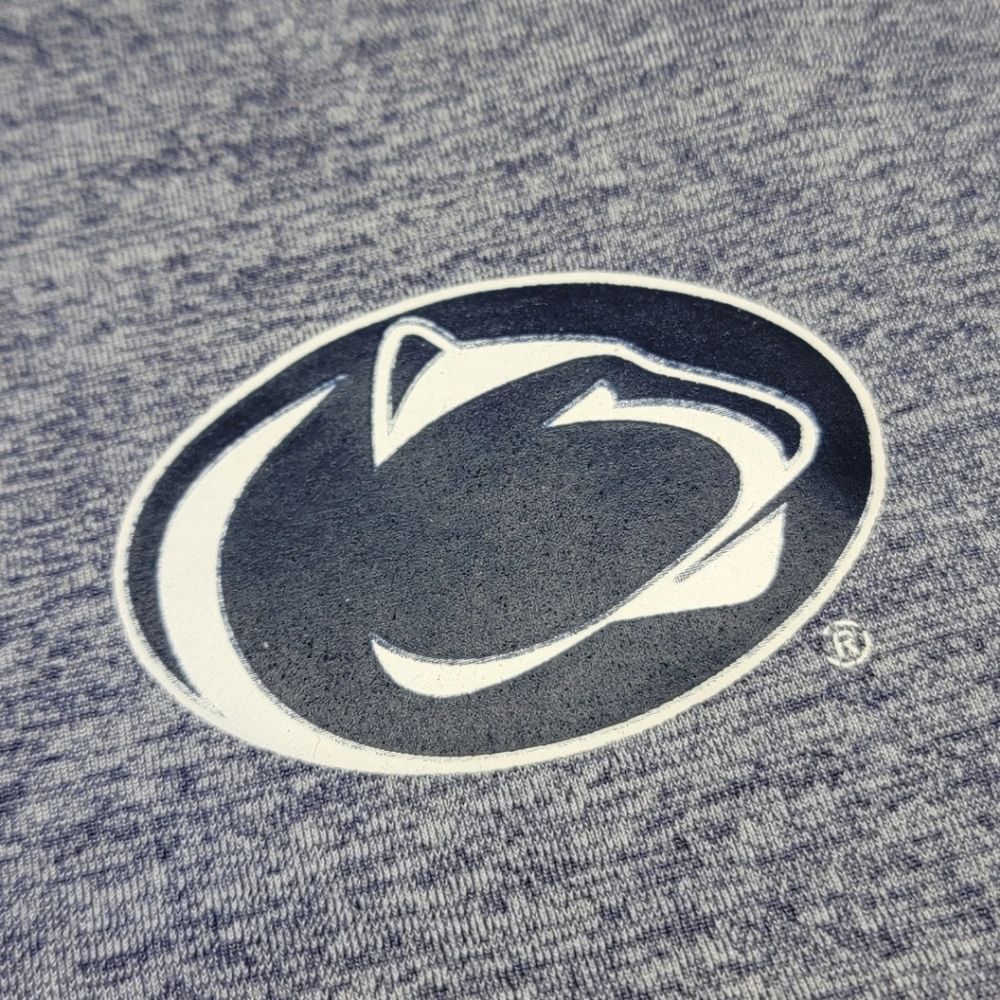 Nike Penn State Heathered Blue Long Sleeve Quarter Zip Pullover XL - Picture 3 of 9